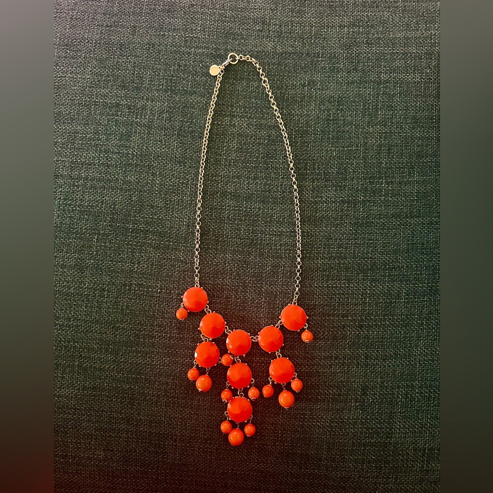 Orange Statement Necklace